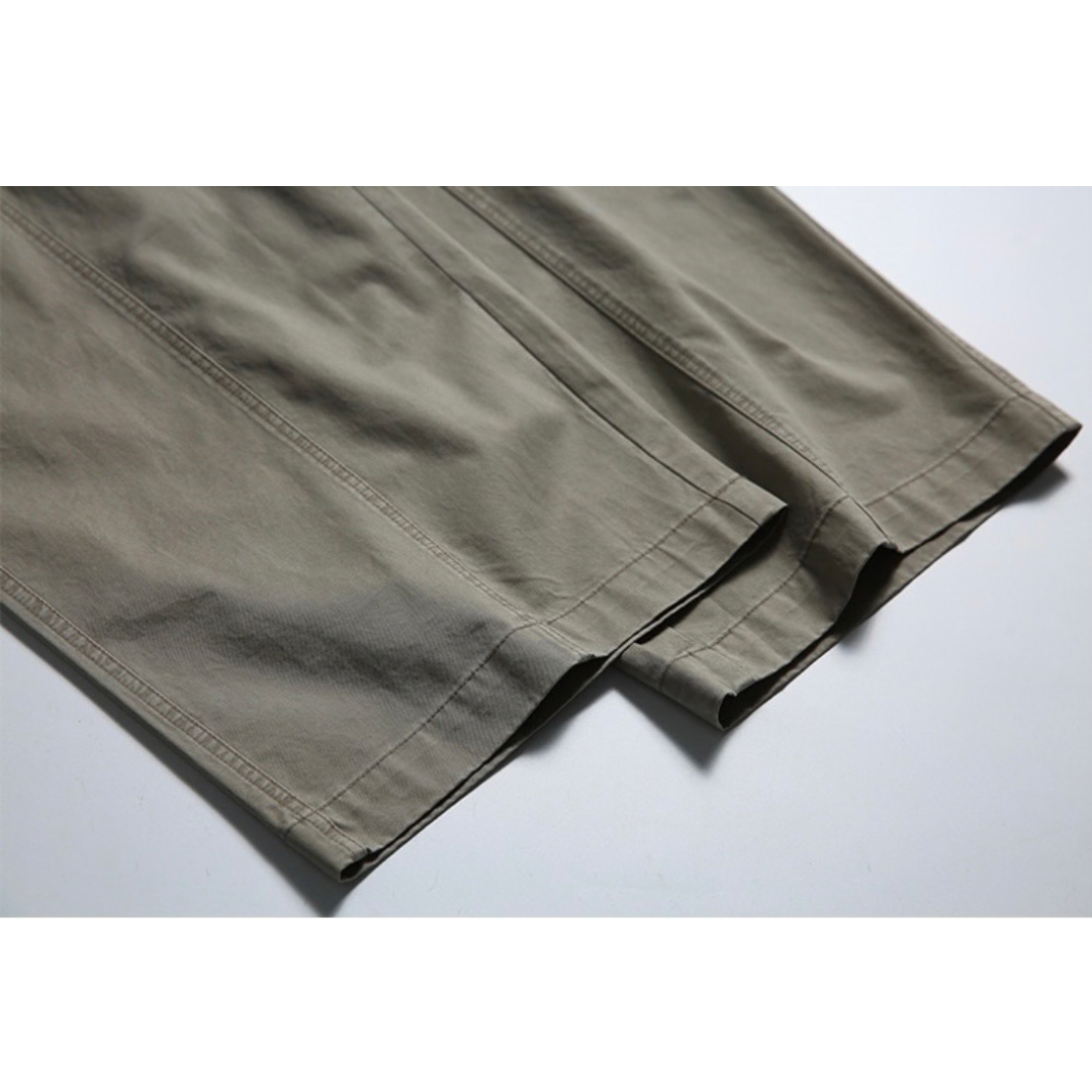 コンパクトツイル　センタータック　ワイドパンツ　N1288