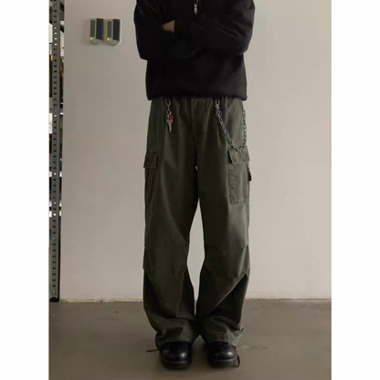 フェードコットン　カーゴパンツ　N1001