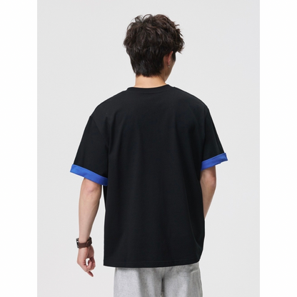 ブルーレイヤード　ヘンリーネック　Tシャツ　N1552