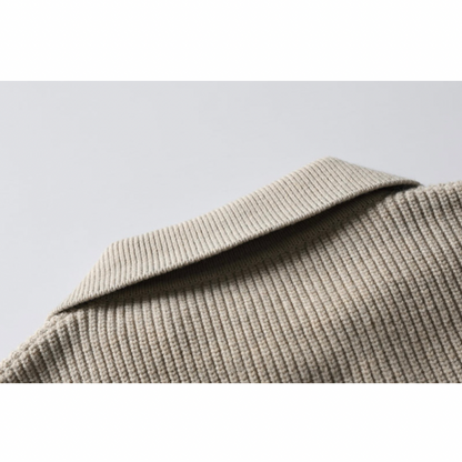 ポロカラー　リブニット　N987