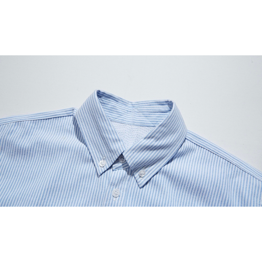 コットンポリ　ロンドンストライプ　シャツ　N1268