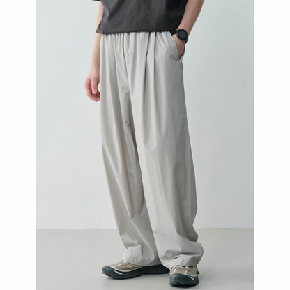 ストレッチナイロン　ワイドイージーパンツ　N1574