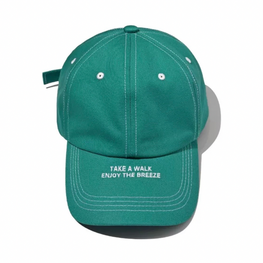 Brim Logo Print Cap N1302 グリーン