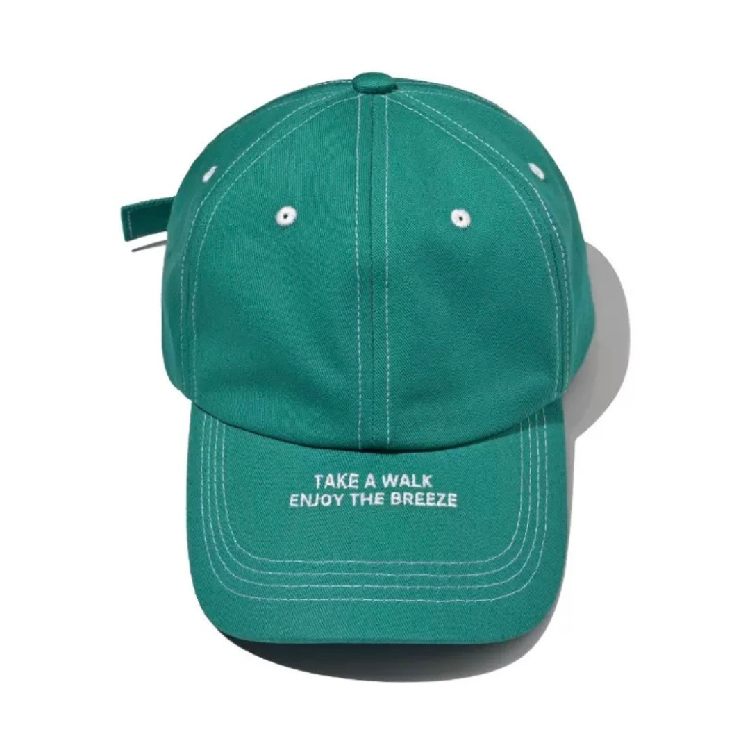 ブリム　ロゴプリント　キャップ　N1302