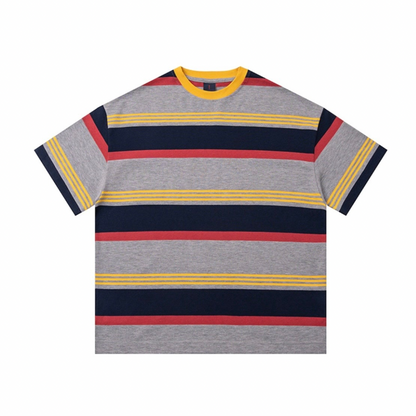 マルチカラー　ボーダーTシャツ　N1464
