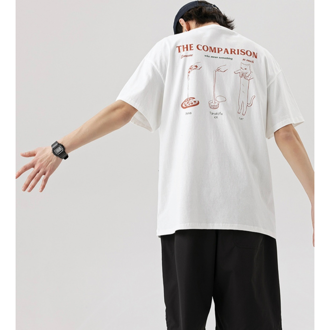【THE COMPARISON】CAT　プリントTシャツ　N436