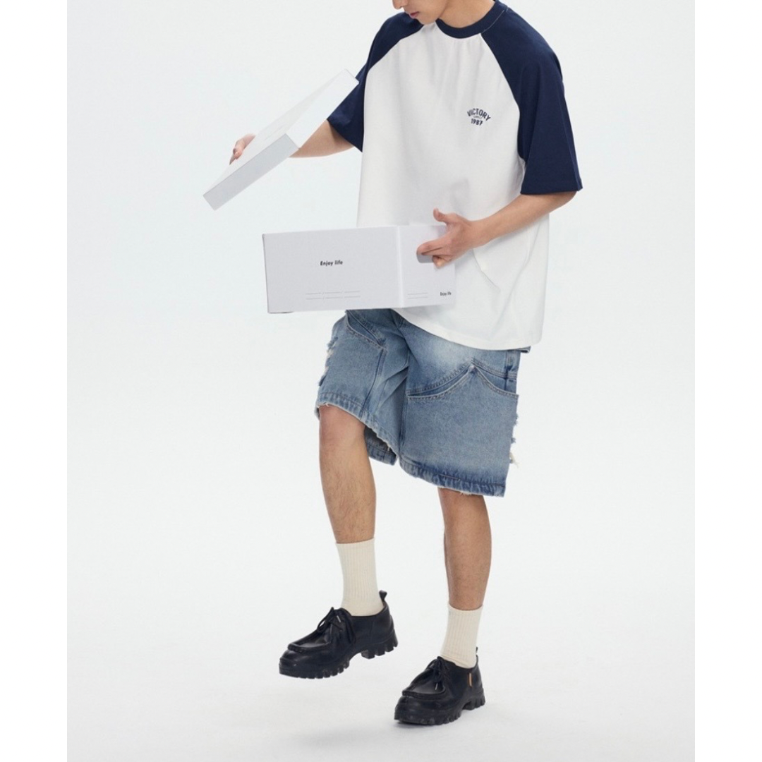 カレッジプリント　ラグランスリーブ　Tシャツ　1597
