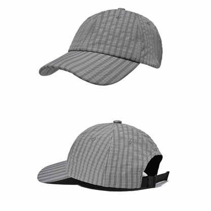 ナイロン　レトロチェック　キャップ　N1312