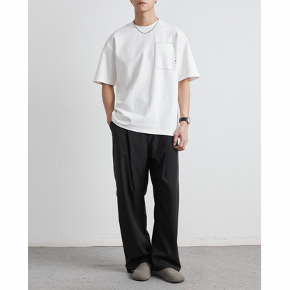 ラインポケット　コットンポリ　Tシャツ　　N1455