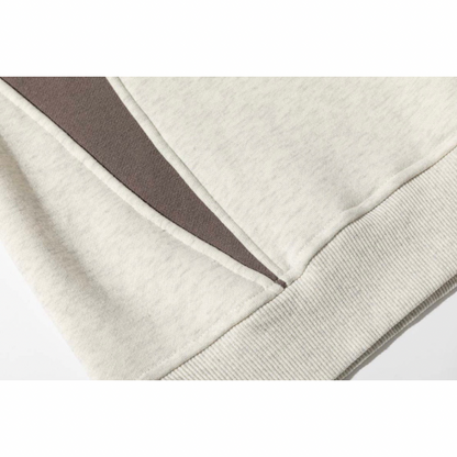 パネルカラー　クルーネックスウェット　N1239