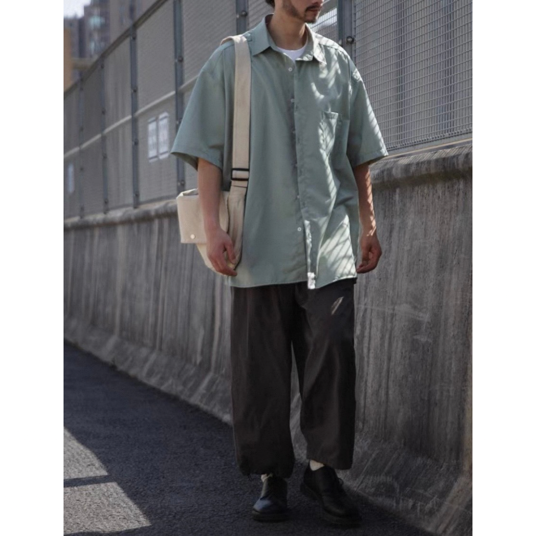 ビスコース混　レギュラー半袖シャツ　N1482