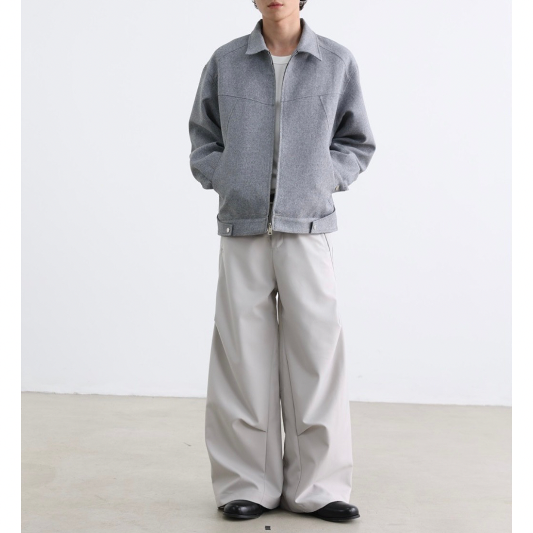 テックウール ジップアップ ジャケット　N934