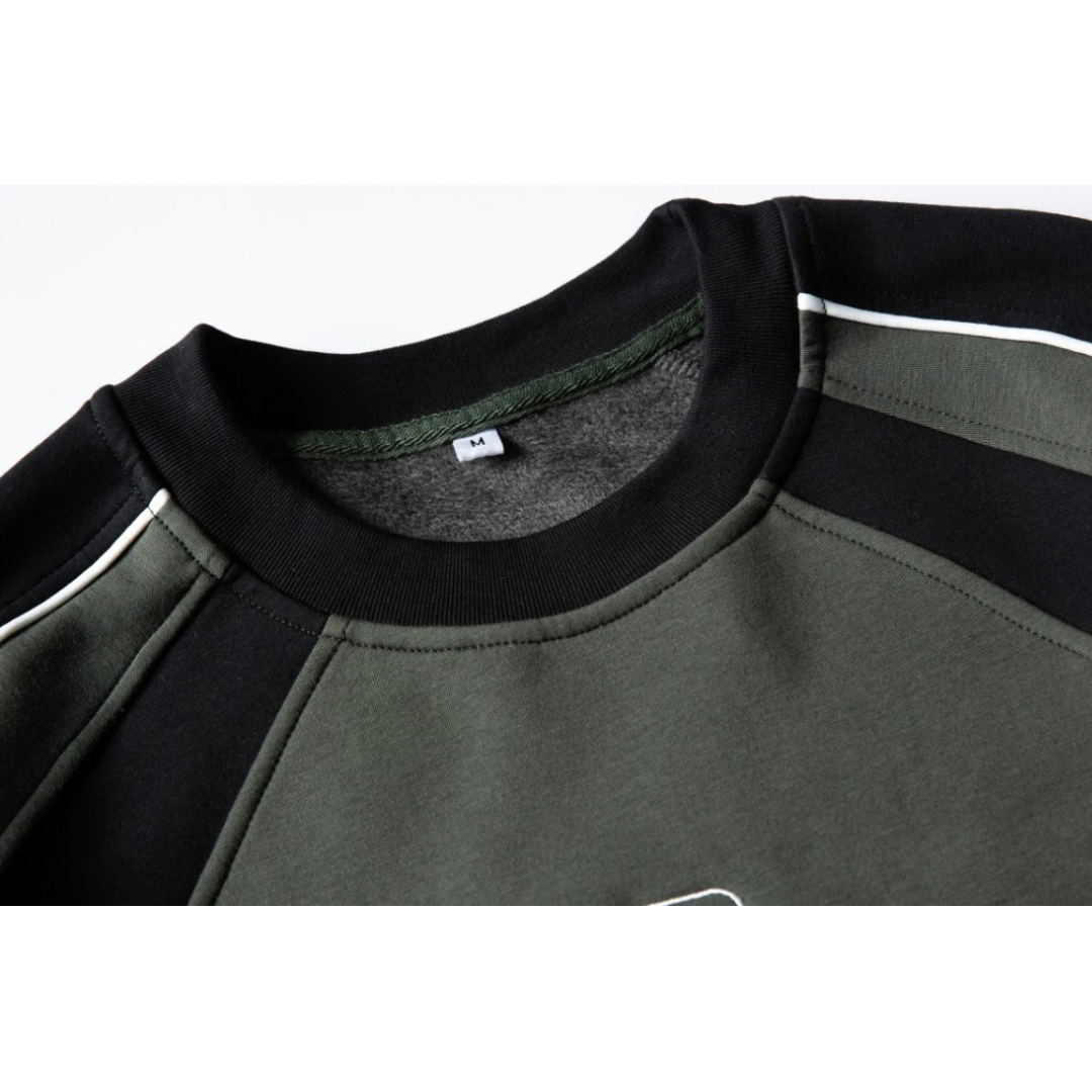 スリーブライン　クルーネックプルオーバー　N898