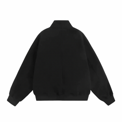 ショルダーライン　ハーフジップ　スウェット　N1265