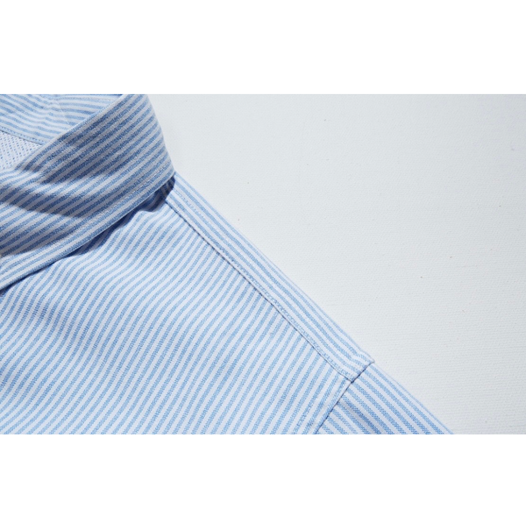コットンポリ　ロンドンストライプ　シャツ　N1268
