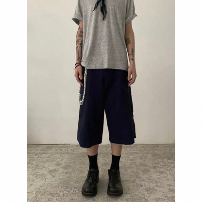 ミニヘリンボーン ワイド クロップドパンツN510