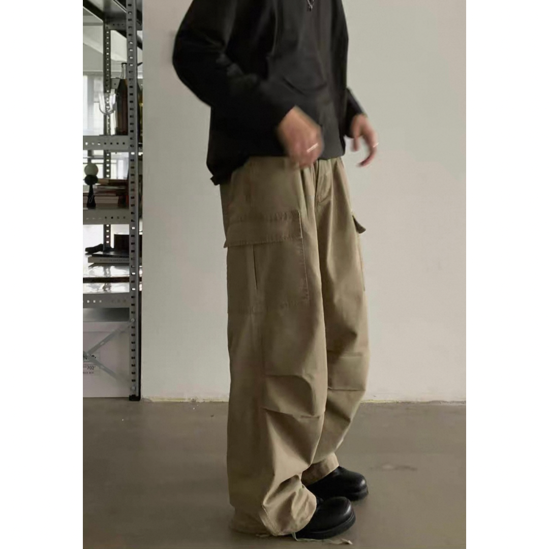 フェードコットン　カーゴパンツ　N1001