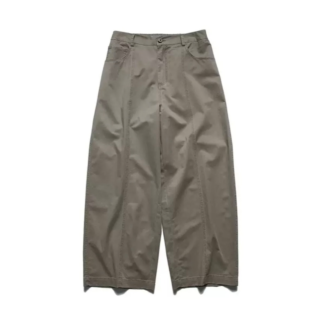 コンパクトツイル　センタータック　ワイドパンツ　N1288