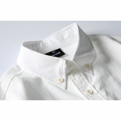 ワンポイント刺繍　ブロードシャツ　N1062