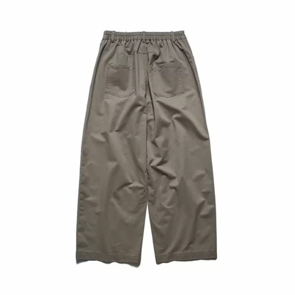 コンパクトツイル　センタータック　ワイドパンツ　N1288