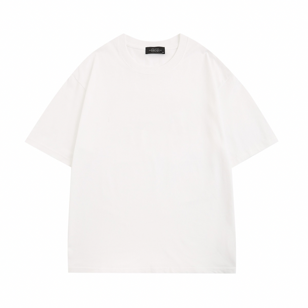 ベーシック　ワイドTシャツ　N1368 ホワイト