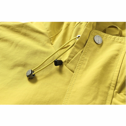 コットンナイロン　フードジャケット　N1221