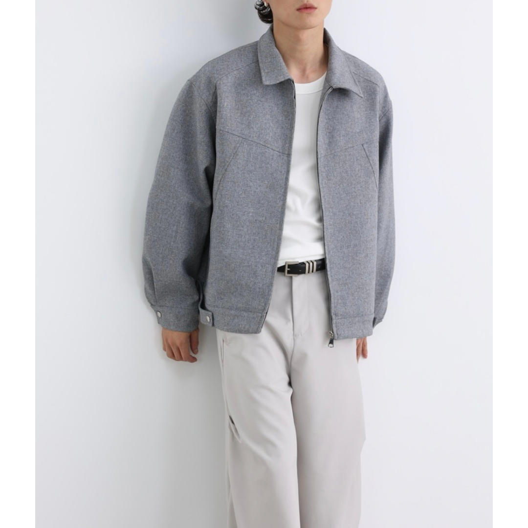 テックウール ジップアップ ジャケット　N934