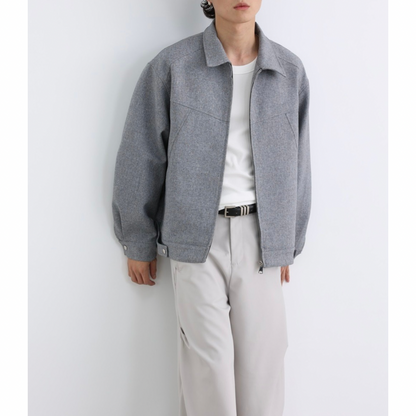 テックウール ジップアップ ジャケット　N934