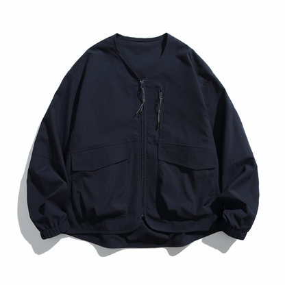 ポリエステル布帛　ユーティリティ　カーディガン　N1083