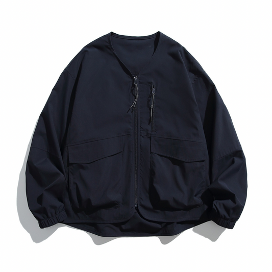 ポリエステル布帛　ユーティリティ　カーディガン　N1083