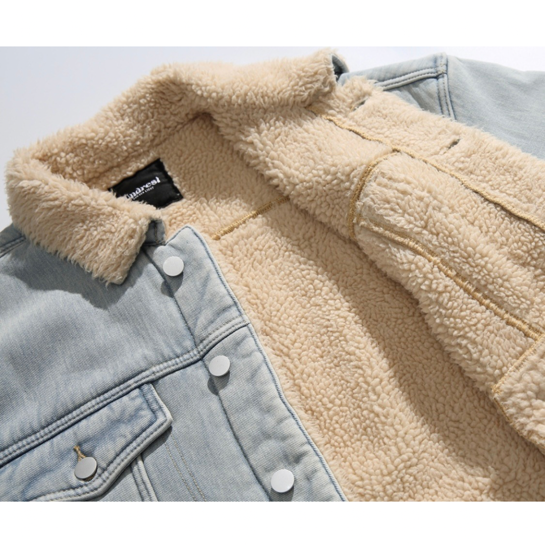 ボアライナー　ブルーデニムジャケット　N832