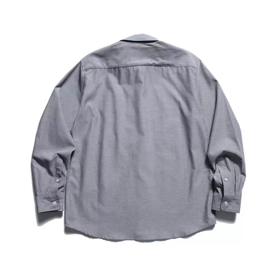コットンポリエステル　ボタンダウンシャツ　N1229