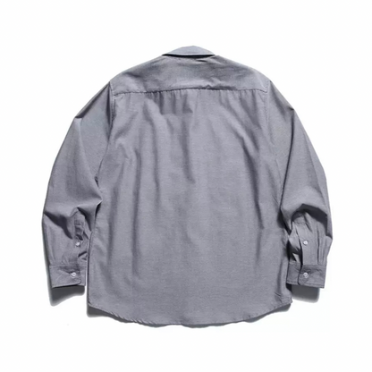 コットンポリエステル　ボタンダウンシャツ　N1229
