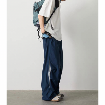 サイドジップ　ベンチレーション　ワイドパンツ　N331