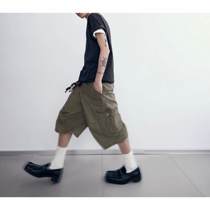 コットンツイル　クロッブド　カーゴパンツ　N512