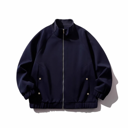 コットンポリエステル　スタンドカラージャケット　N1067