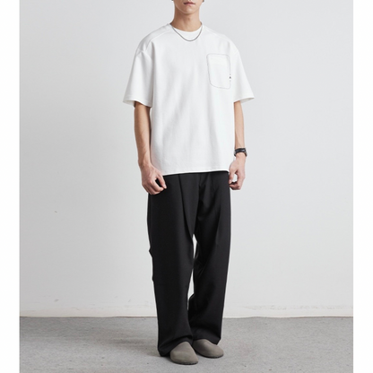 ラインポケット　コットンポリ　Tシャツ　　N1455