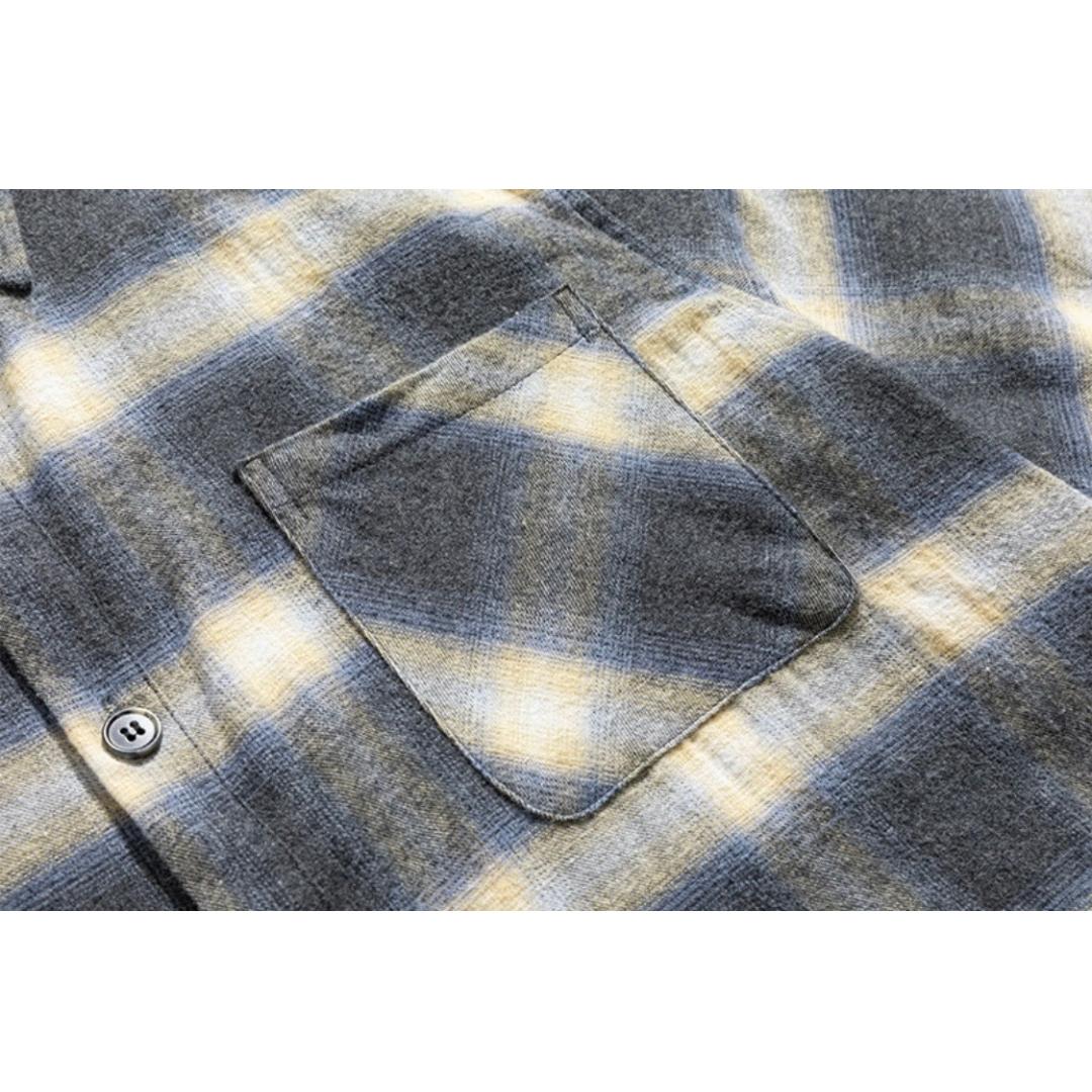 トーンカラー　ライトネルシャツ　N1214