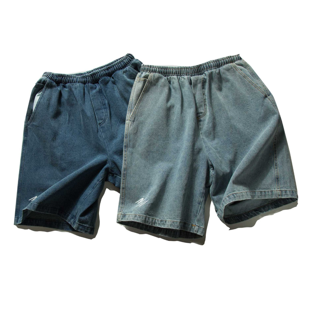 ダーティデニム　ショートパンツ　N350