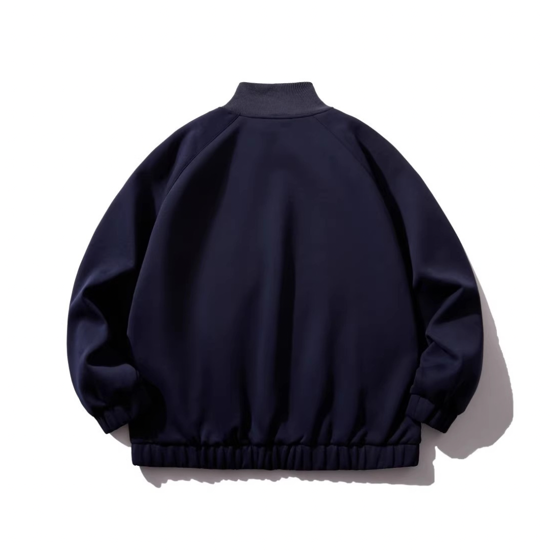 コットンポリエステル　スタンドカラージャケット　N1067