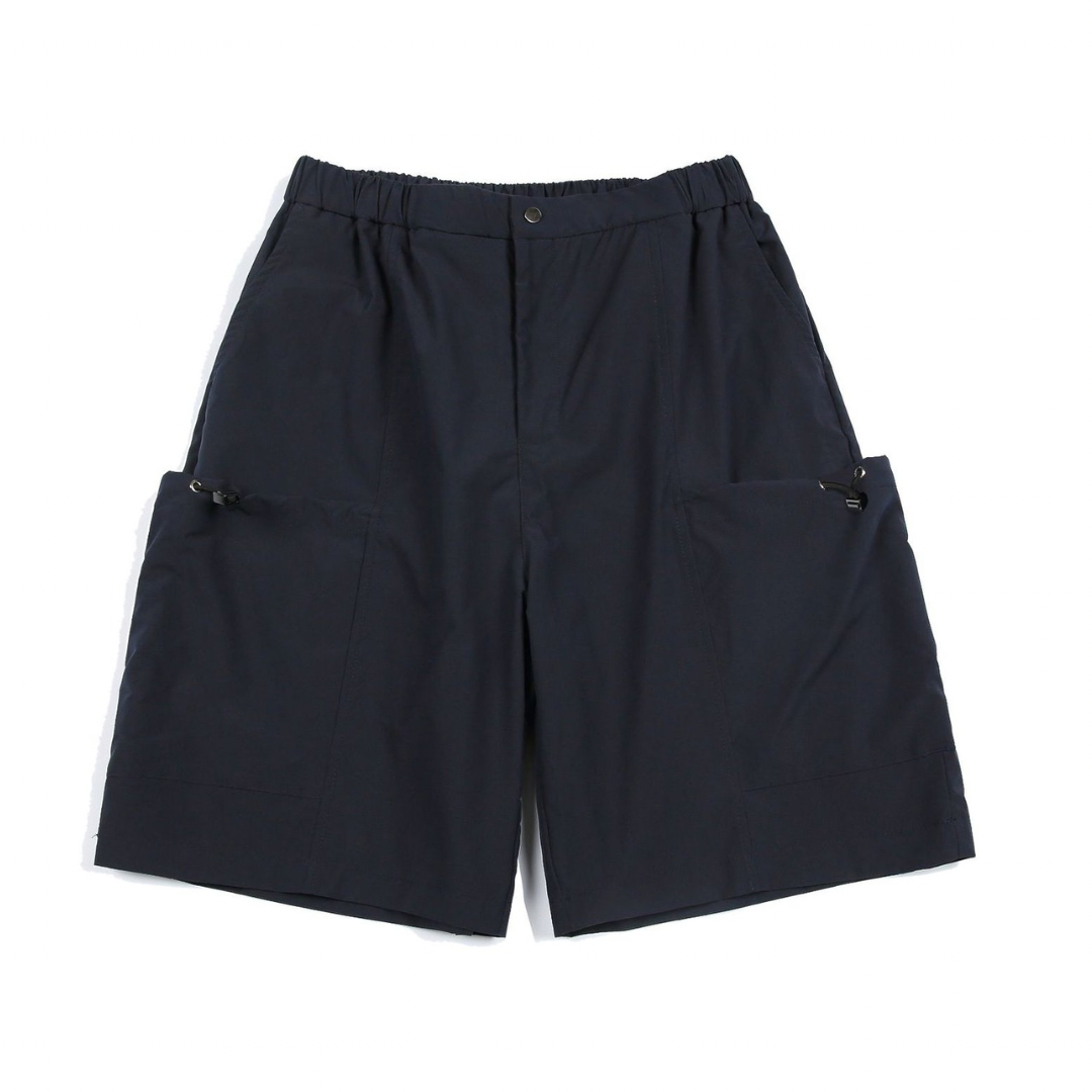 ポリエステル　サイドポケット　ショートパンツ（セットアップ可）　N399