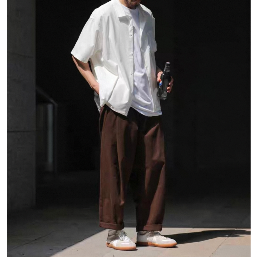 チノ　ワイドタック　パンツ　N1484