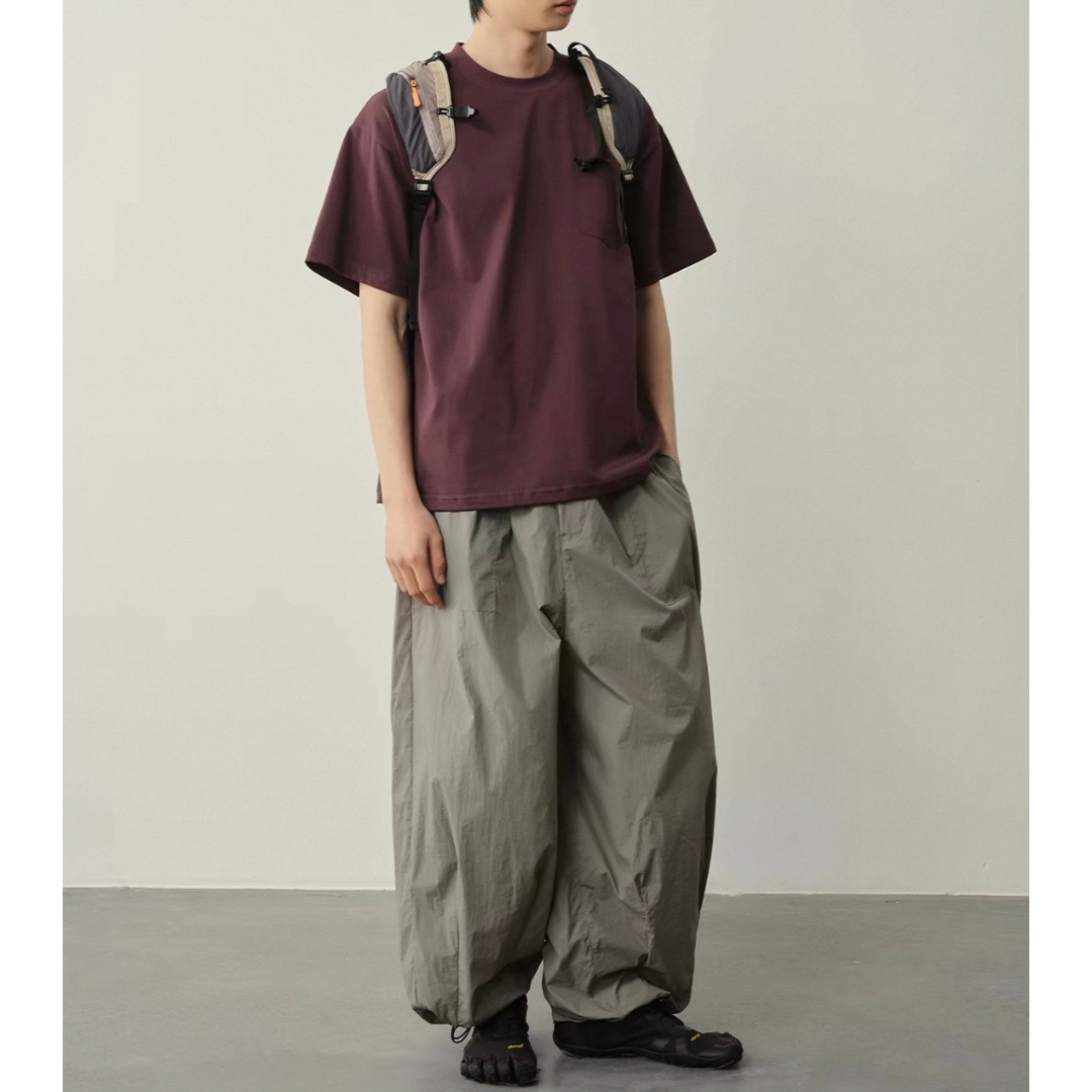 コットンポリ　ドロストヘム　　Tシャツ　N1573