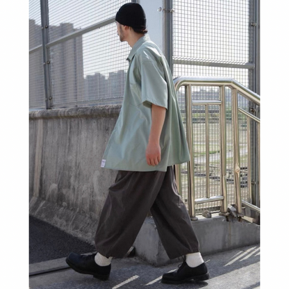ビスコース混　レギュラー半袖シャツ　N1482