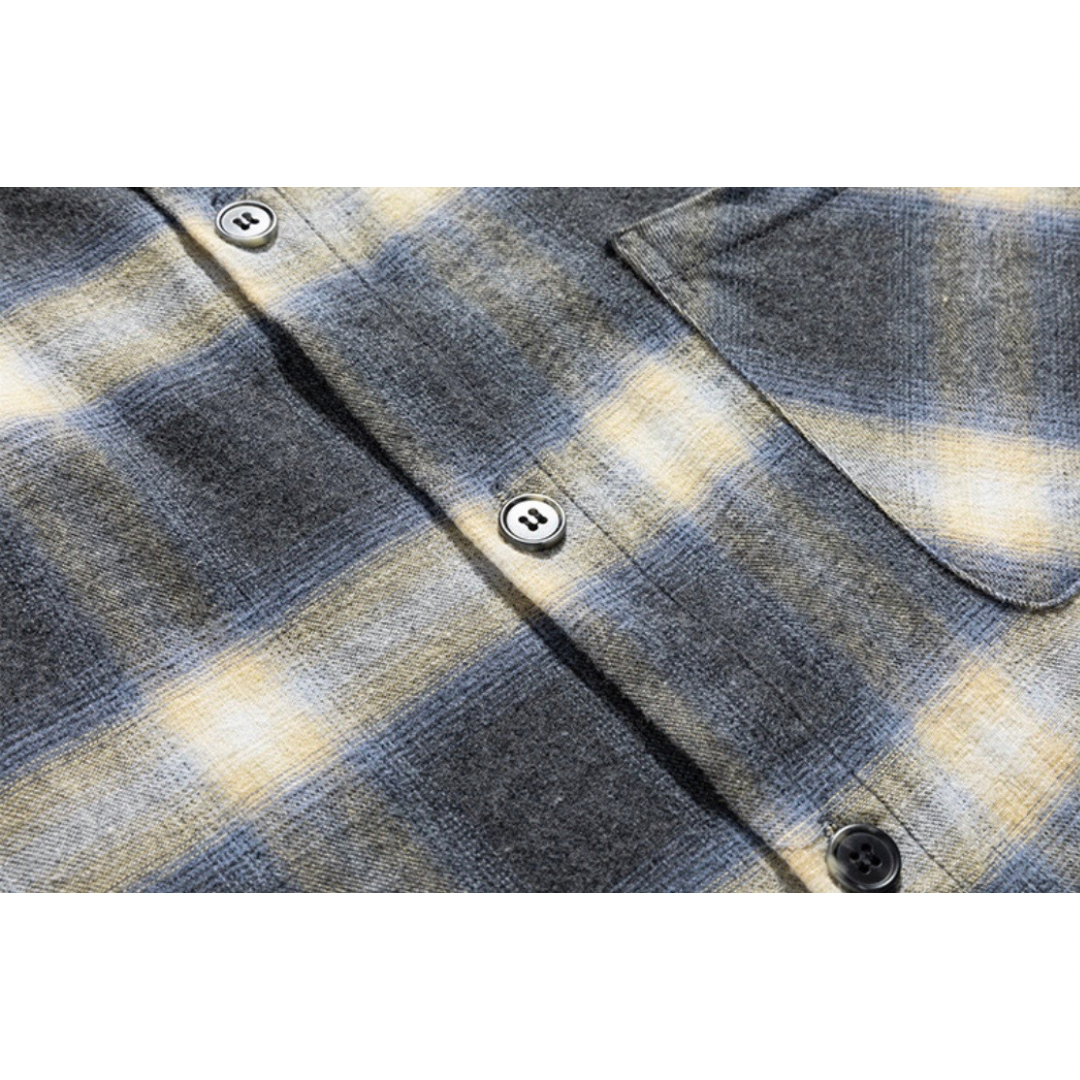 トーンカラー　ライトネルシャツ　N1214