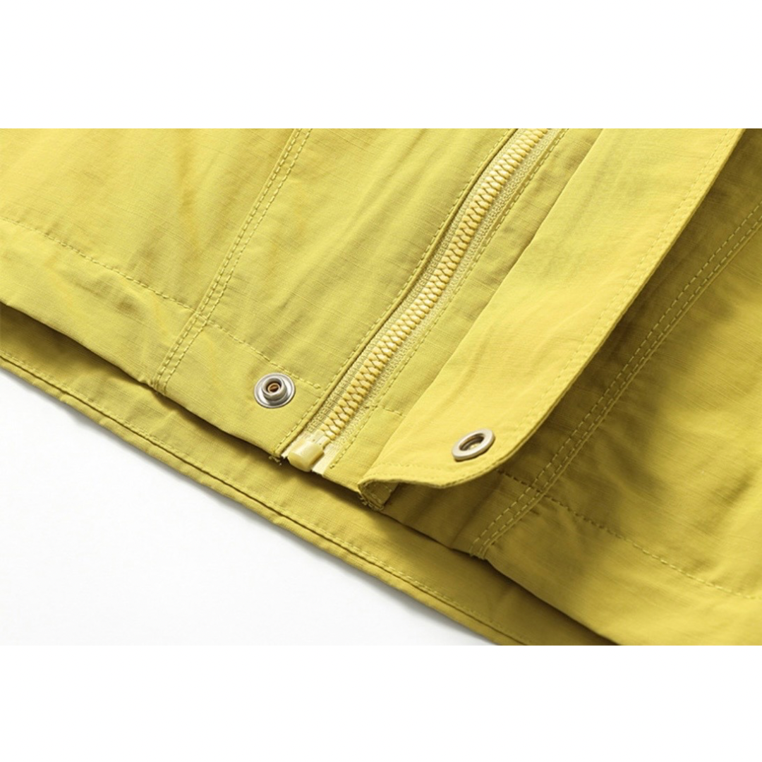 コットンナイロン　フードジャケット　N1221