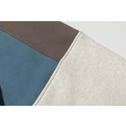 パネルカラー　クルーネックスウェット　N1239