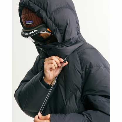 ホワイトダウン　ナイロン　フードジャケット　N955