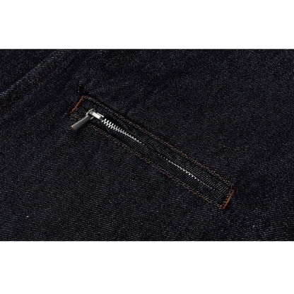 Denim zip-up jacket N1071