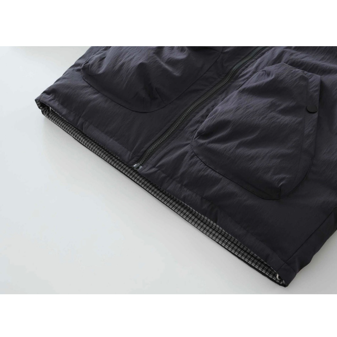 リバーシブル　パテッドジャケット　N998